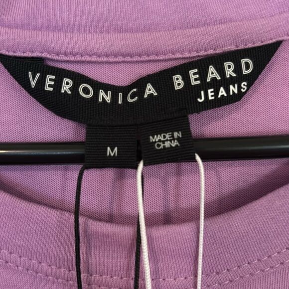 VERONICA BEARD Tomlin Dress in Violet NWT - Picture 5 of 7